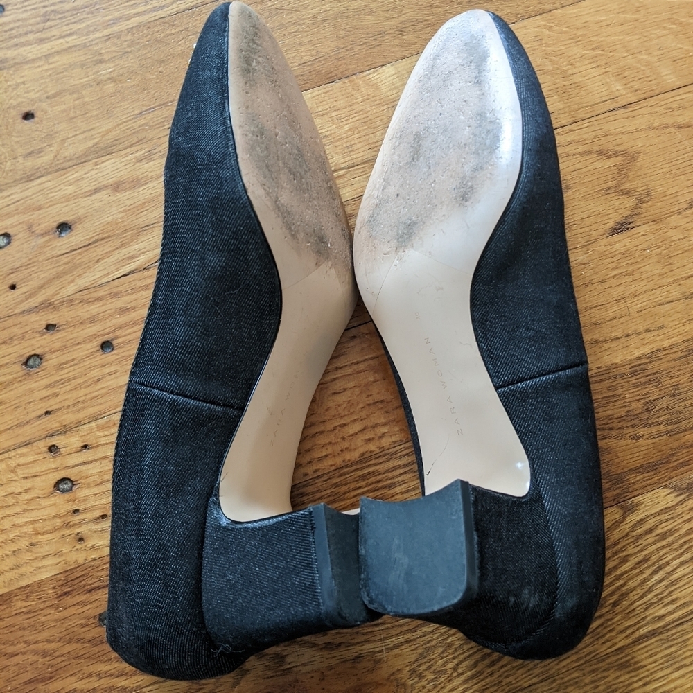 Zara Women Pineapple Embellished Heels - Picture 2 of 8